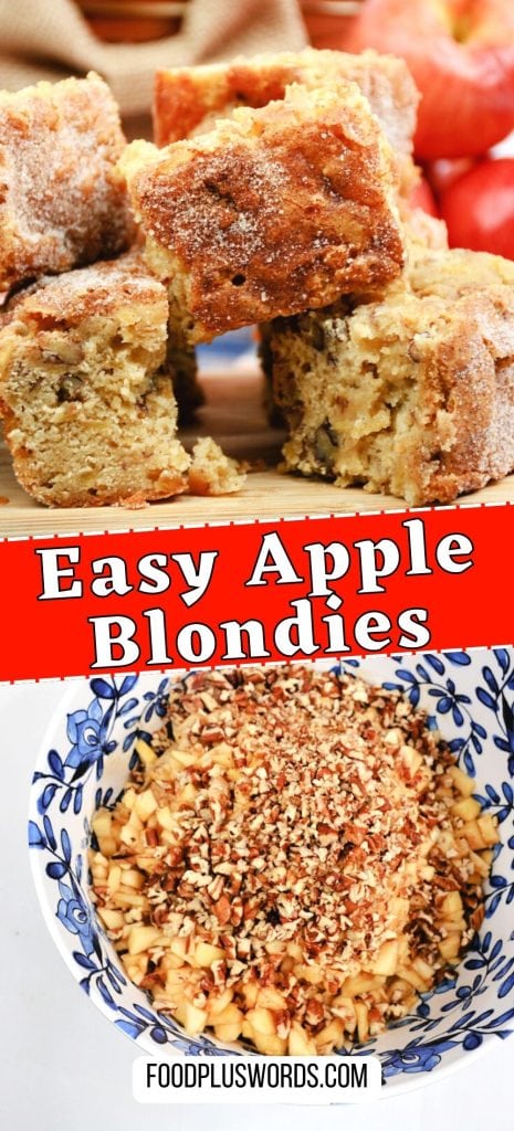 Easy Apple Blondies