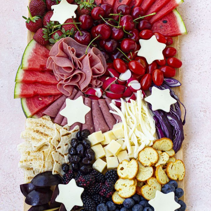 Easy But Epic 4th of July Charcuterie Board Idea
