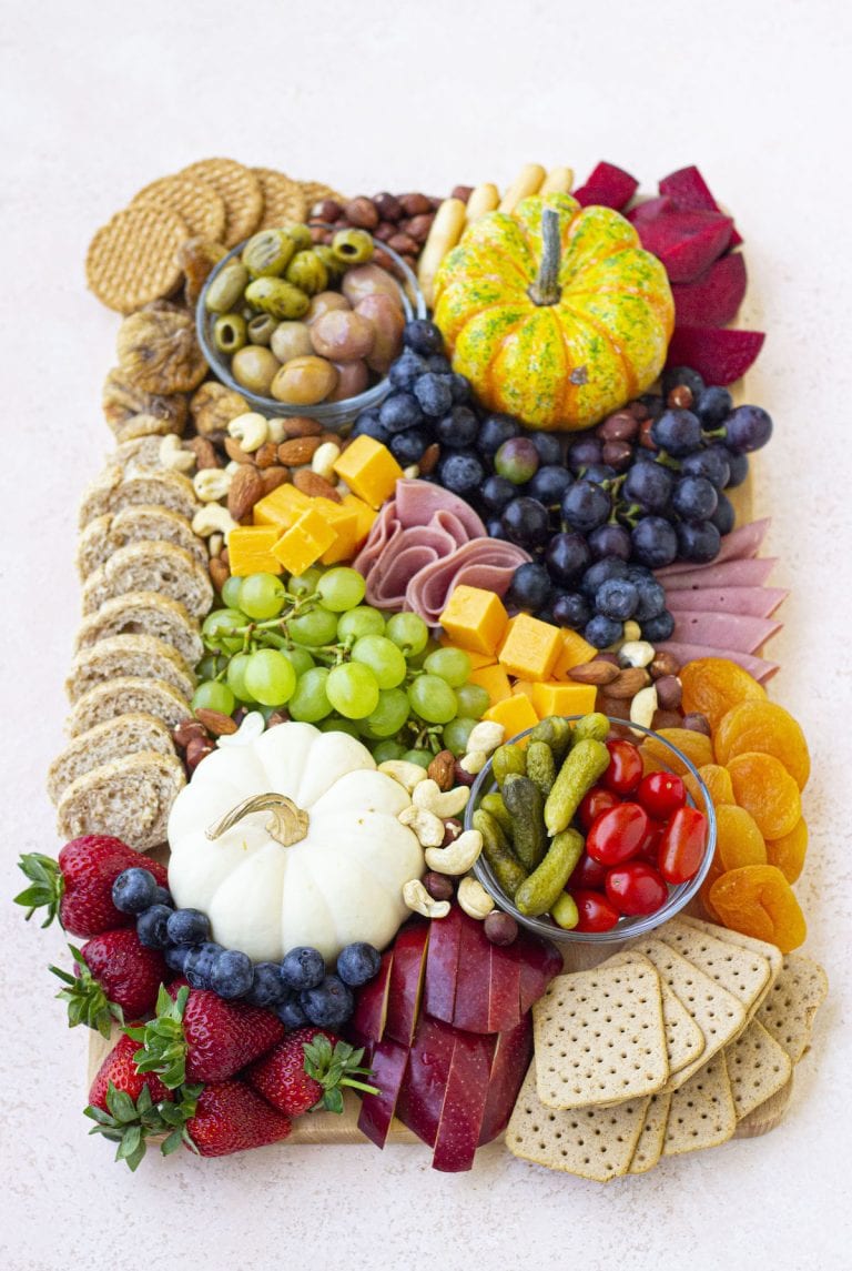 fall themed charcuterie board