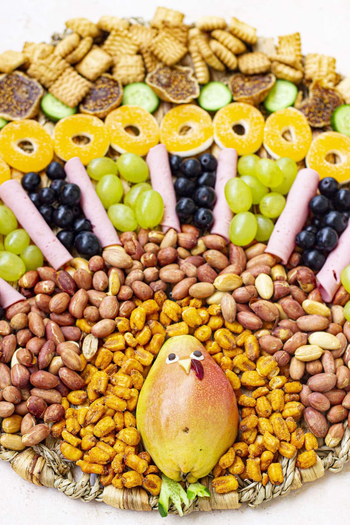 Thanksgiving Turkey Charcuterie Board