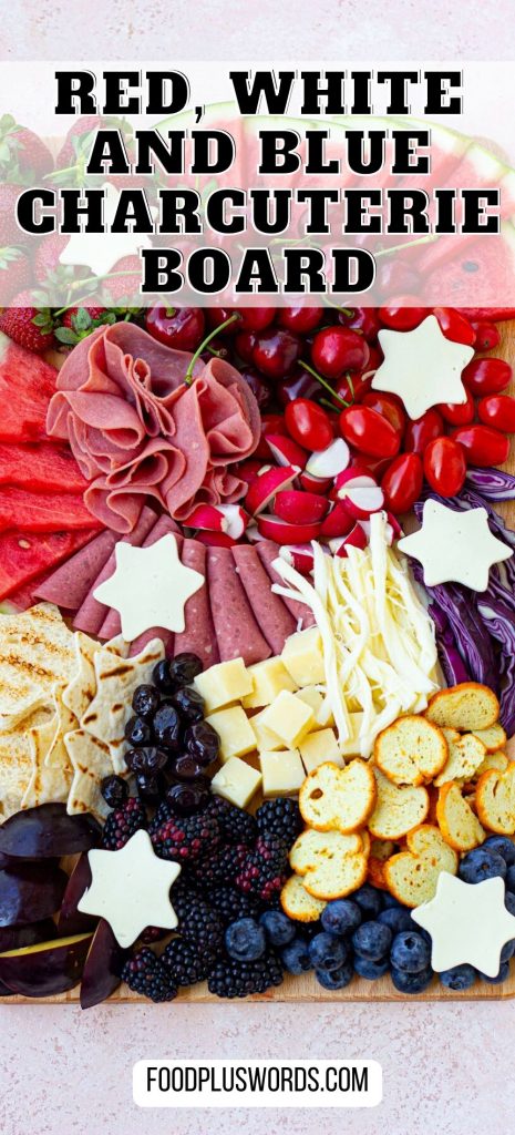 Red White and Blue Charcuterie Board 11