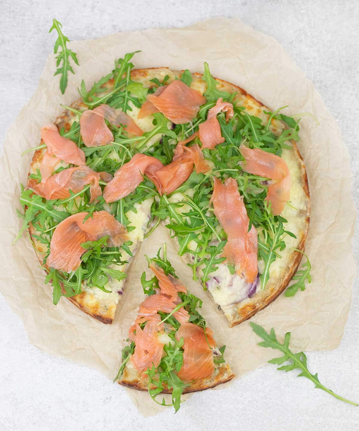 Smoked Salmon Pizza by Recipe Tale
