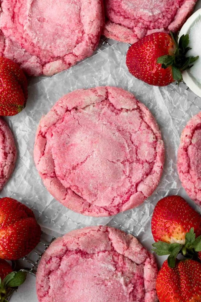 Strawberry Sugar Cookies by Lane and Grey Fare