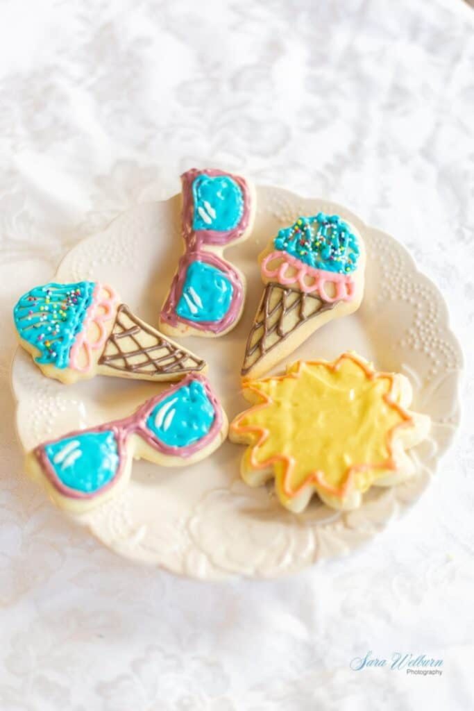 Summer Sour Cream Sugar Cookies by Saving Talents