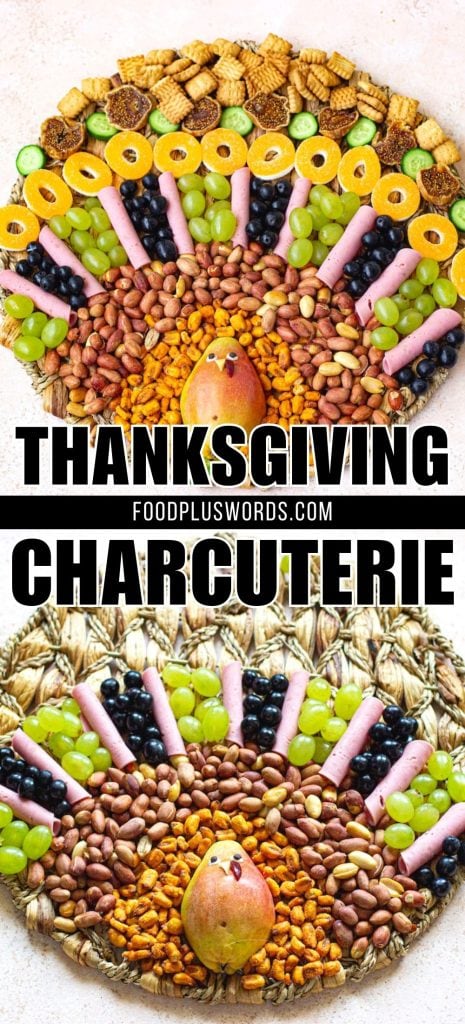 Thanksgiving Turkey Charcuterie Board 13