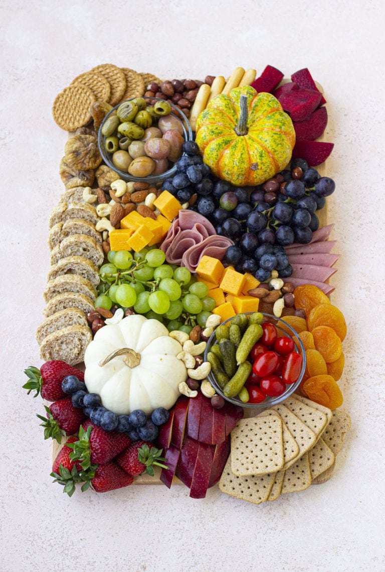 fall snack board