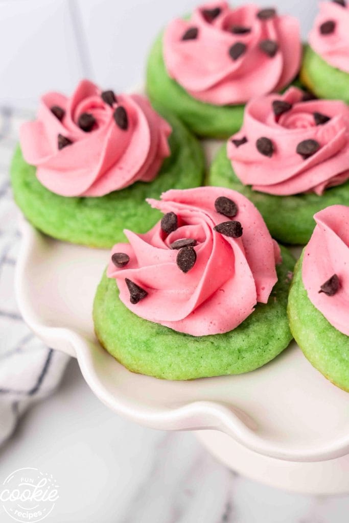 Watermelon Cookies by Fun Cookie Recipes
