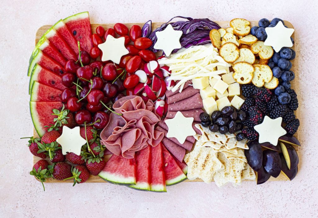 What Does a 4th of July Snack Board Taste Like