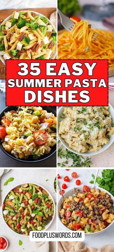 easy summer pasta dishes 1