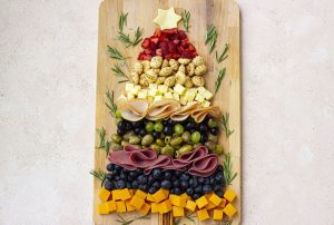step 6 christmas tree charcuterie board