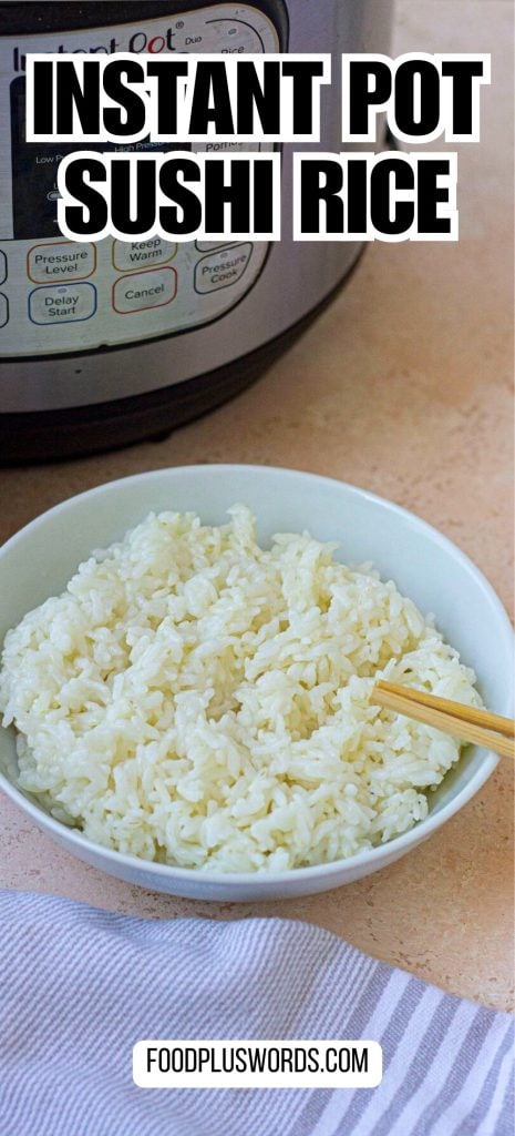 Instant Pot Sushi Rice 1