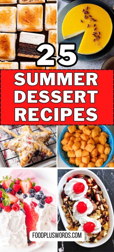 Summer Dessert Recipes 1