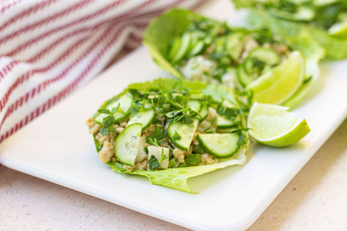 what to serve with chicken lettuce wraps