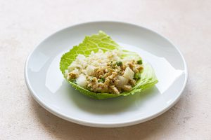 step 7a Easy Chicken Lettuce Wraps with Peanut Sauce