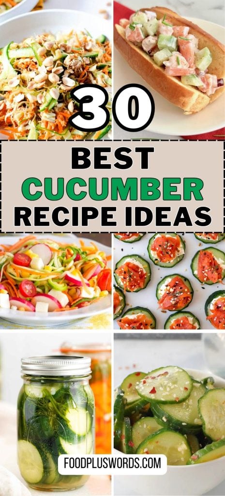 Cucumber recipes 1