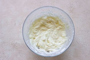 Frosting for Strawberry Cinnamon Rolls step 1b