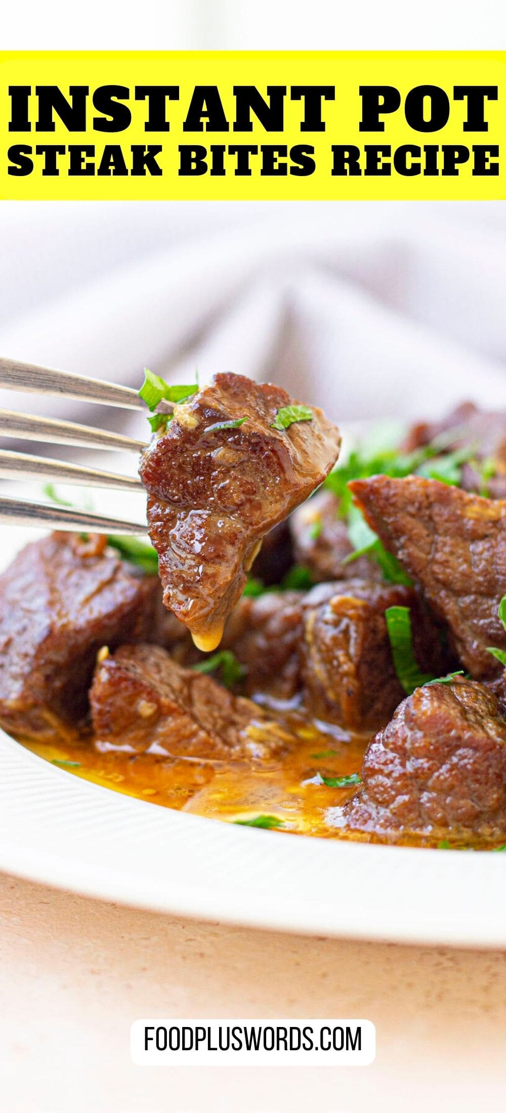 Instant Pot Garlic Butter Steak Bites