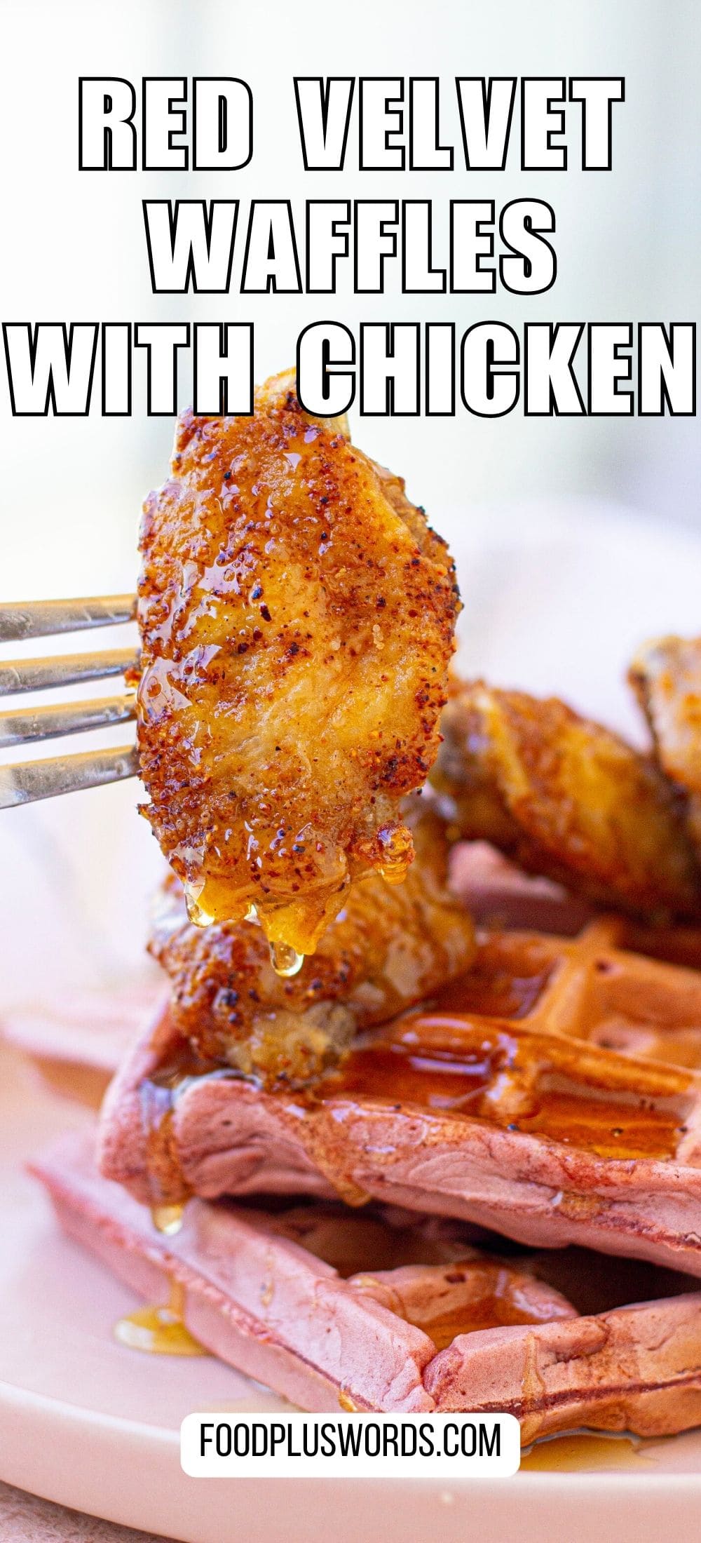 Red Velvet Waffles and Chicken Recipe