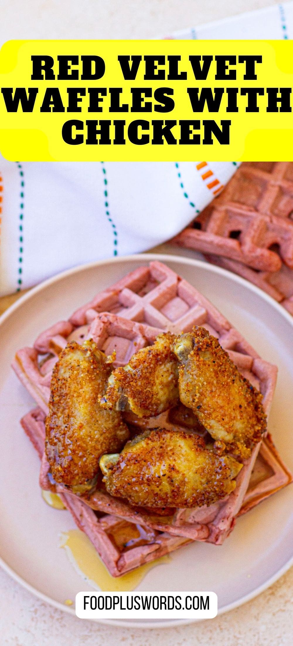 Red Velvet Waffles and Chicken Recipe