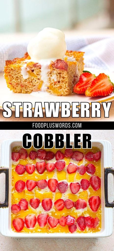 Strawberry Peach Cobbler 7
