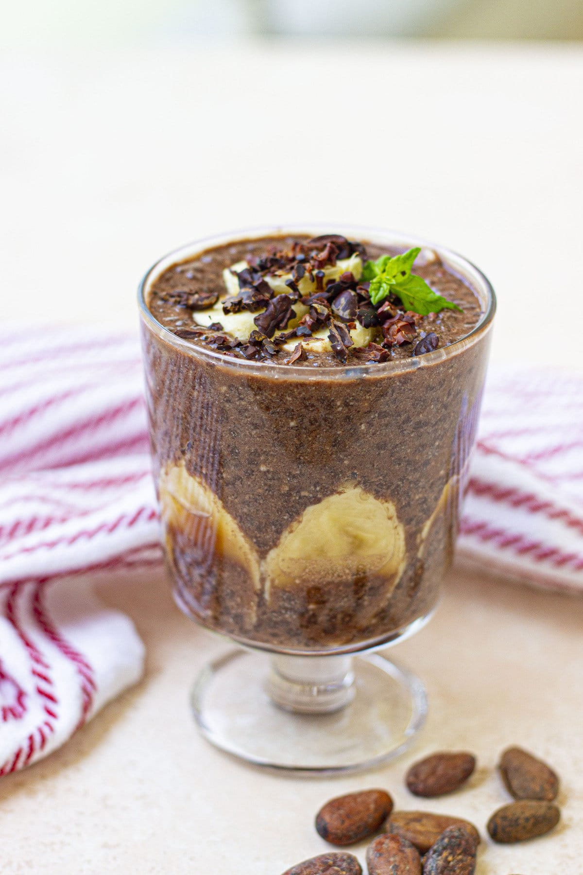 banana chia seed pudding recipe