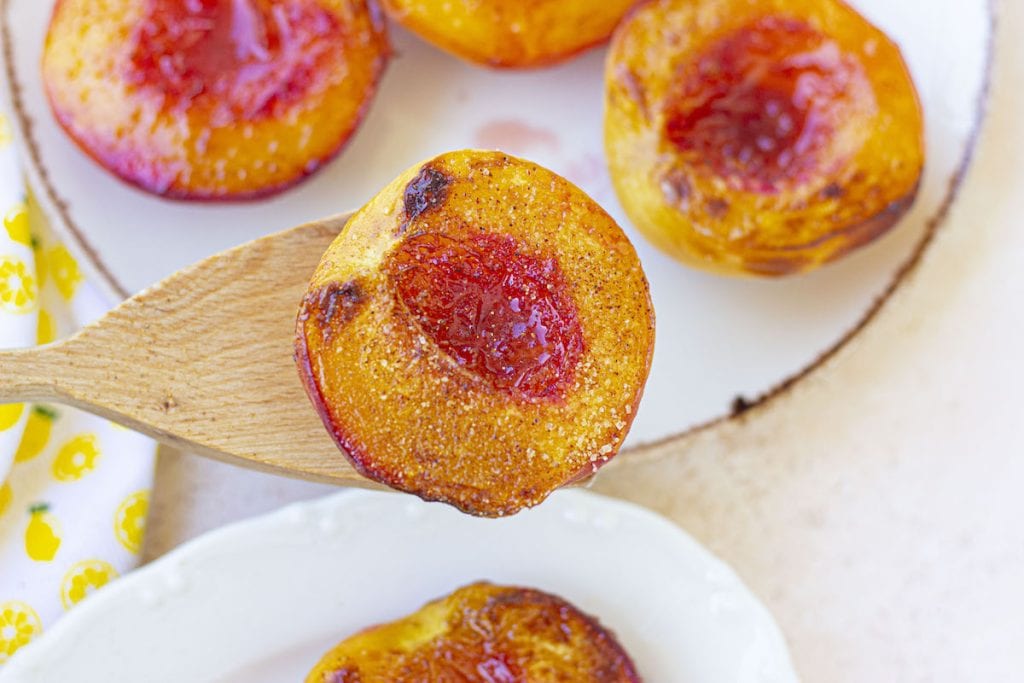 how to store air fried peaches