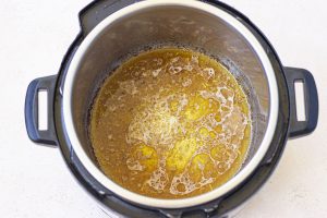 step 6 instant pot garlic butter steak bites