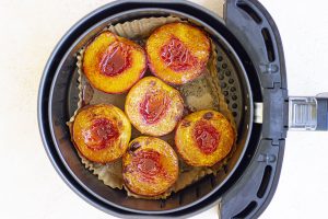 step 7 Air Fryer Peaches