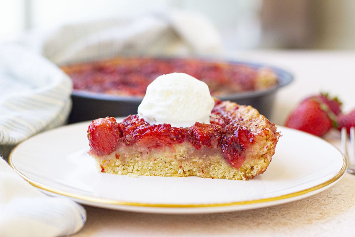 Strawberry Spoon Cake Recipe