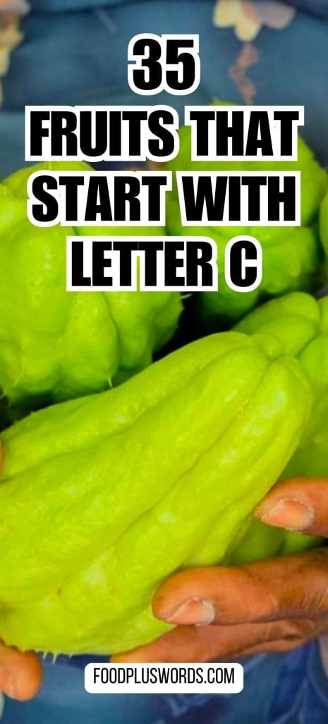 Fruits that start with letter C 14