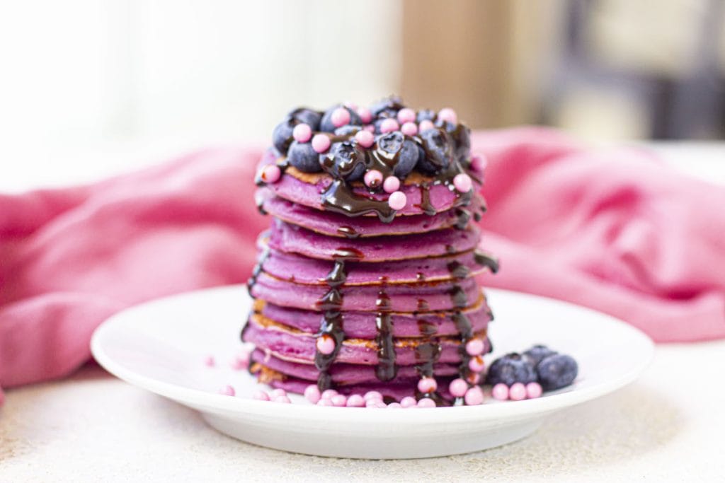 How To Store Purple Ube Pancakes