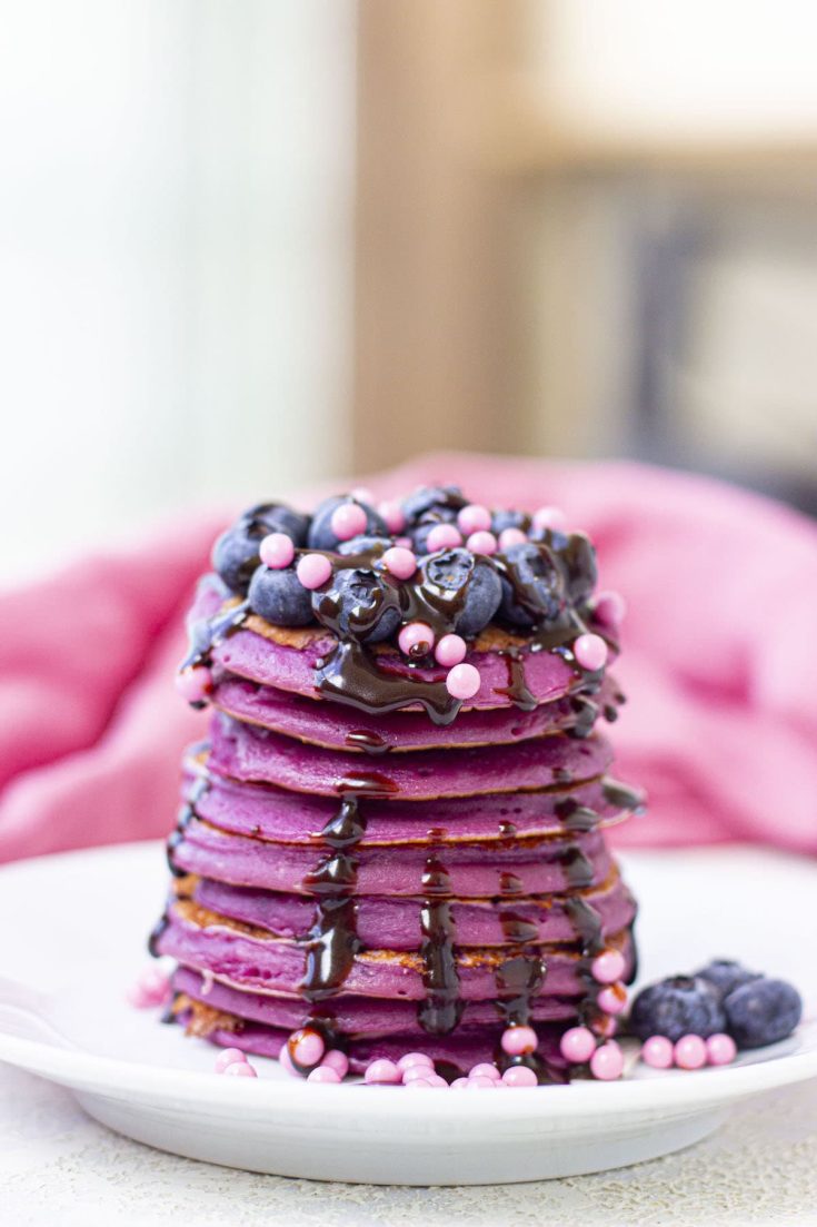 Purple Pancake Recipe Easy Ube Pancakes