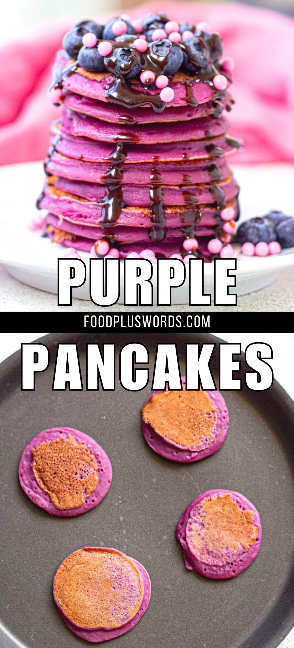 Purple Pancake Recipe (Easy Ube Pancakes)