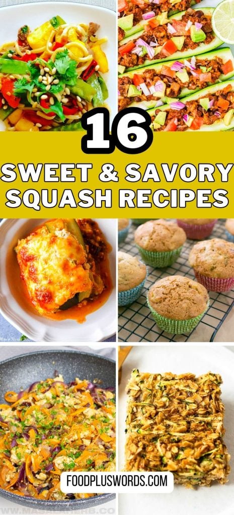 16 savory summer squash recipes.