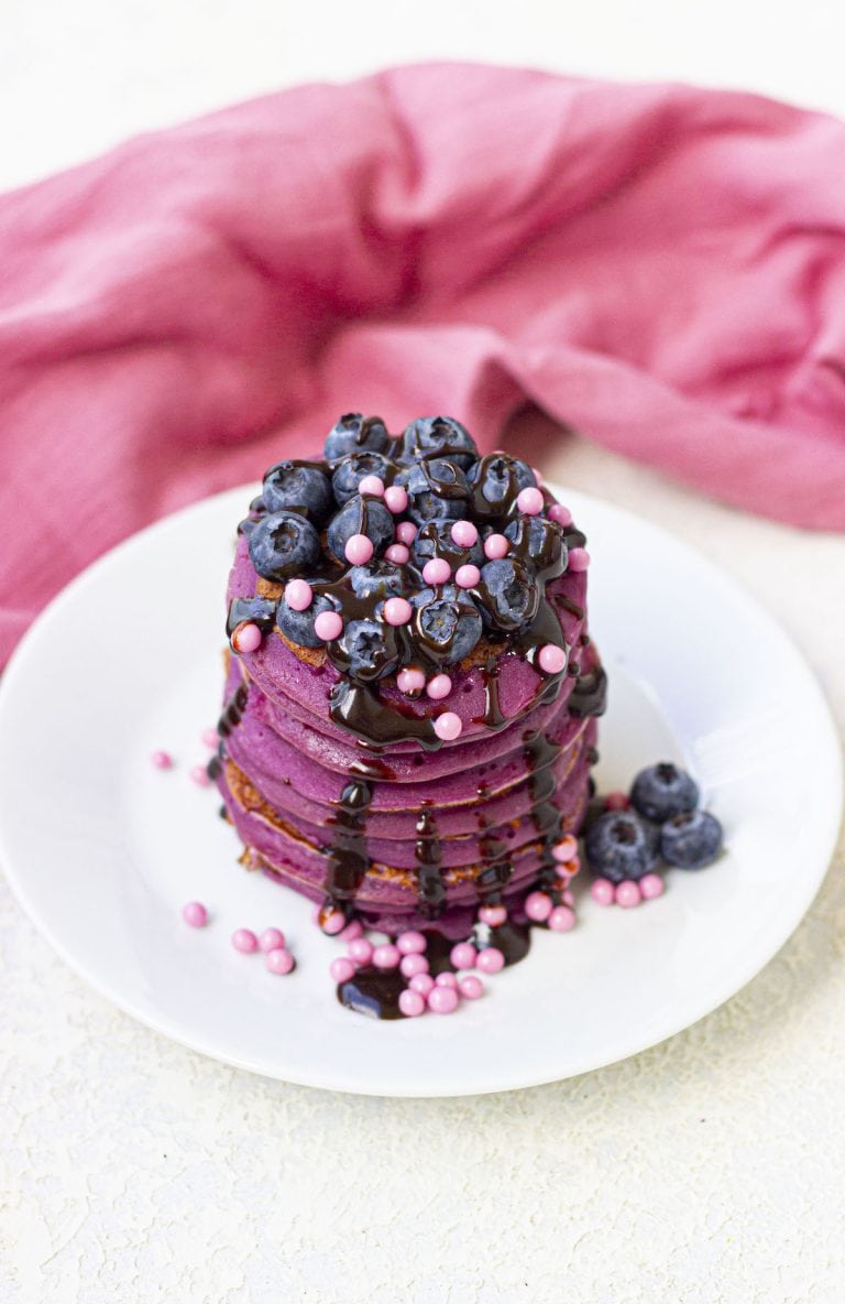 purple pancakes