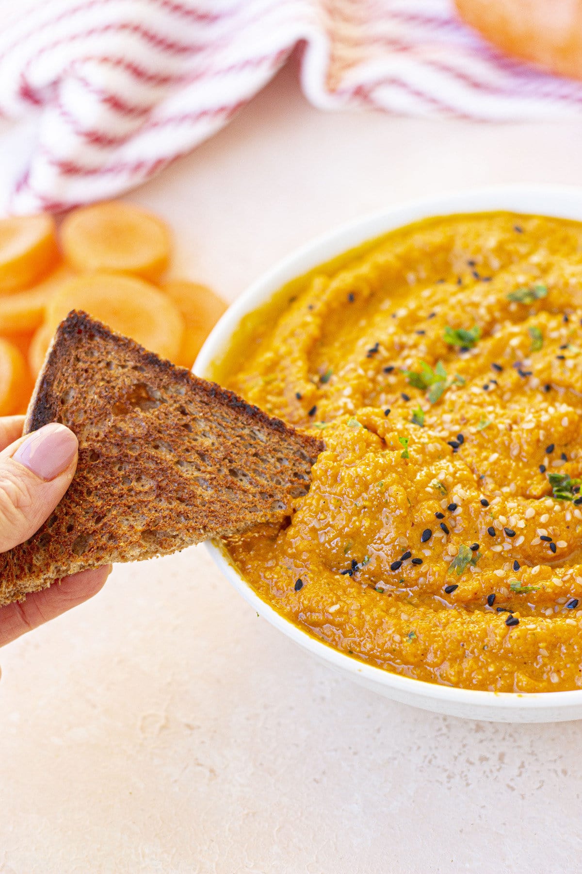 smoky carrot dip