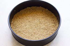 step 3 apple crumble cheesecake crust