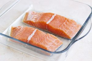 step 3 baked salmon with mayonnaise