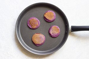 step 7 purple pancake