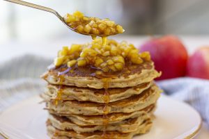 step 7b caramel apple pancakes