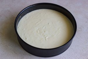 step 8 apple crumble cheesecake