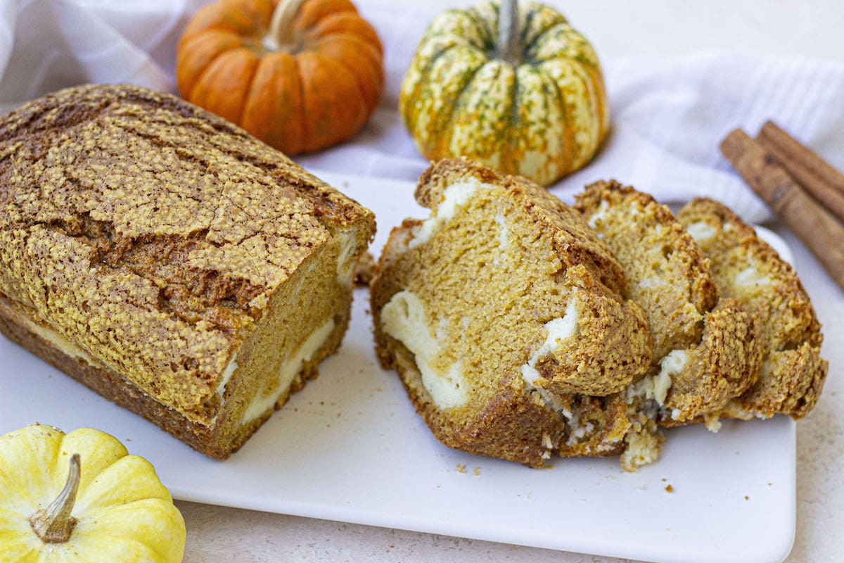 Easy Pumpkin Bread With Cream Cheese