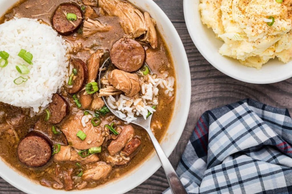 CHICKEN SAUSAGE GUMBO BY THE CAGLE DIARIES