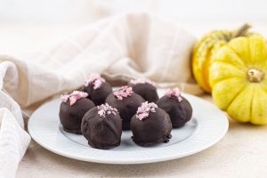 step 15 Dark Chocolate Pumpkin Truffles