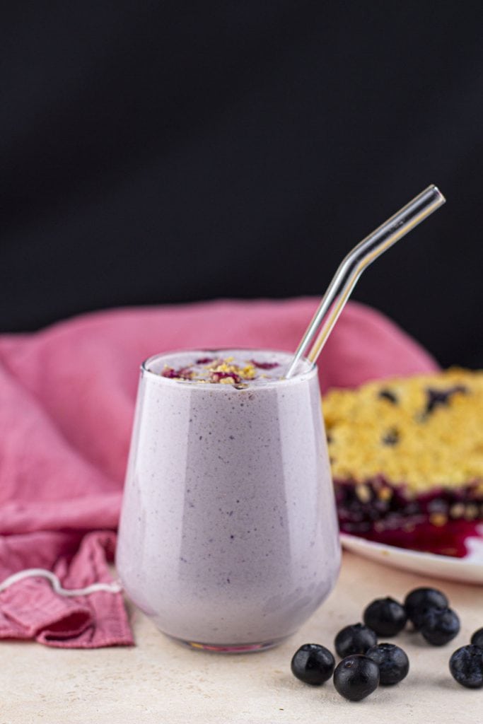 Easy Blueberry Pie Milkshake