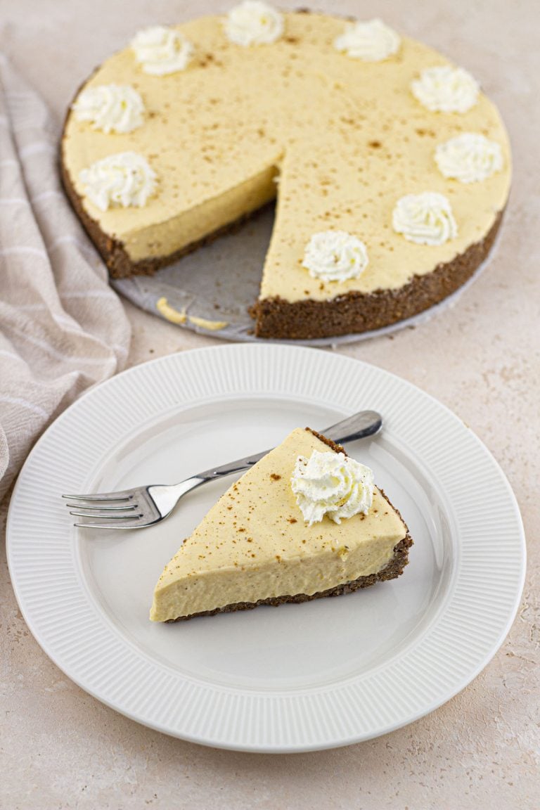 no bake pumpkin spice cheesecake