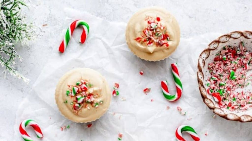 NO BAKE PEPPERMINT CHEESECAKE BY HAUTE AND HEALTHY LIVING