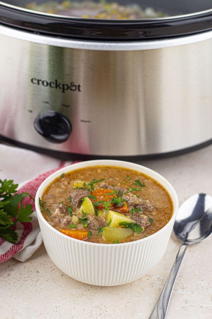 Slow Cooker Beef Stew with Onion Soup Mix