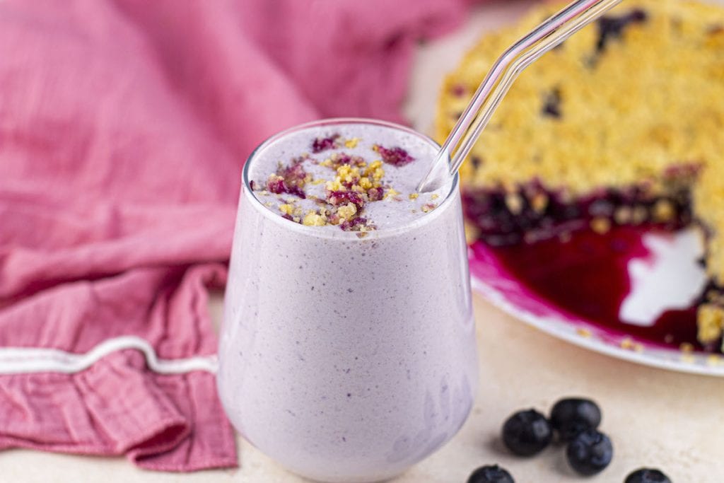What To Serve With Salted Caramel Blueberry Milkshake