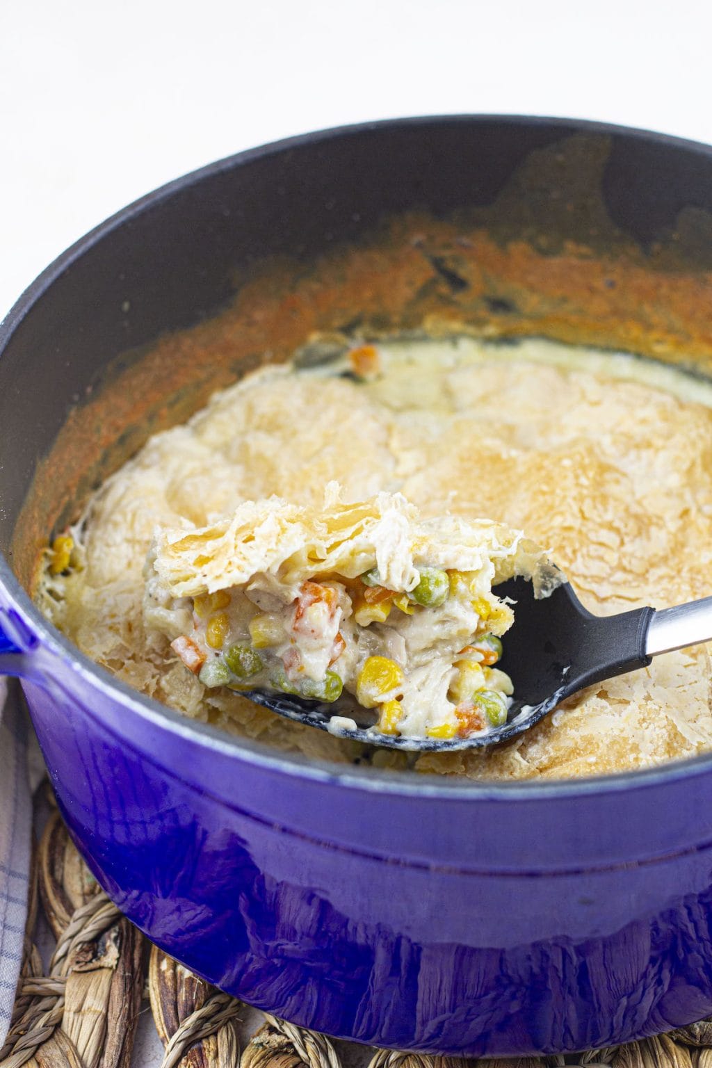 Easy Dutch Oven Chicken Pot Pie